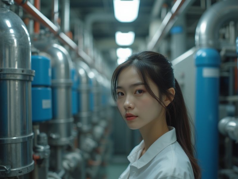 大型工業(yè)制冷機房