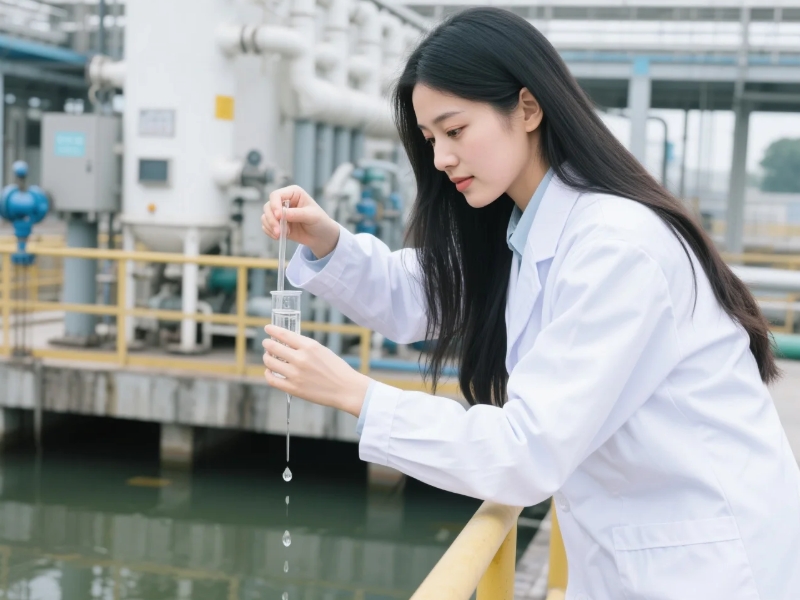 自來水廠水質(zhì)取樣現(xiàn)場圖