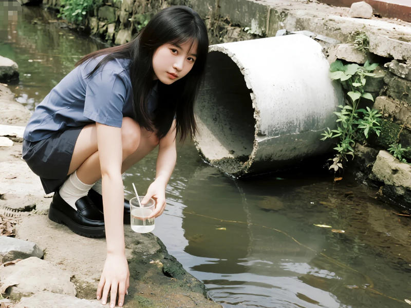 河道污水管網(wǎng)排放口現(xiàn)場(chǎng)圖