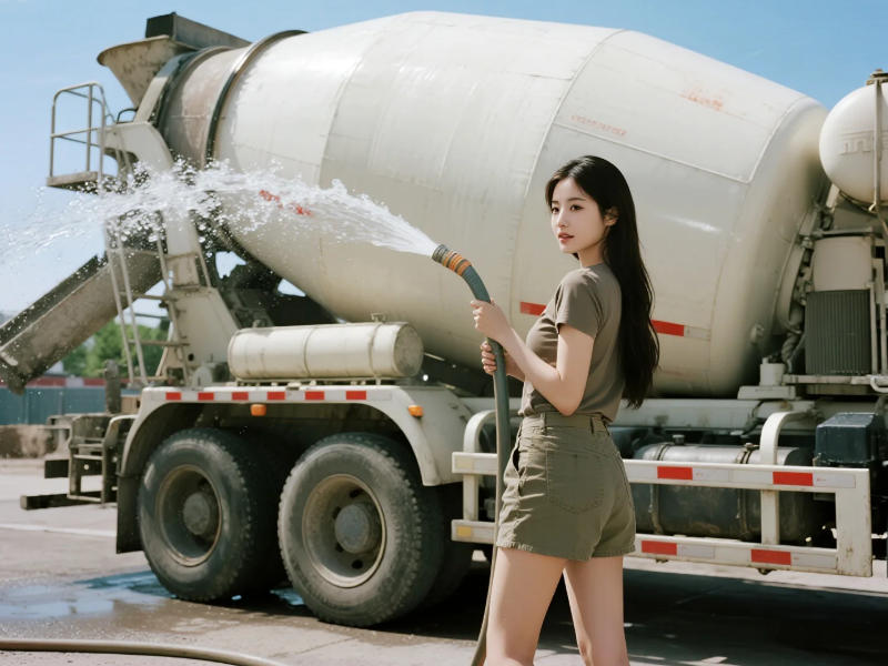 混凝土拌合現(xiàn)場 混凝土拌合現(xiàn)場